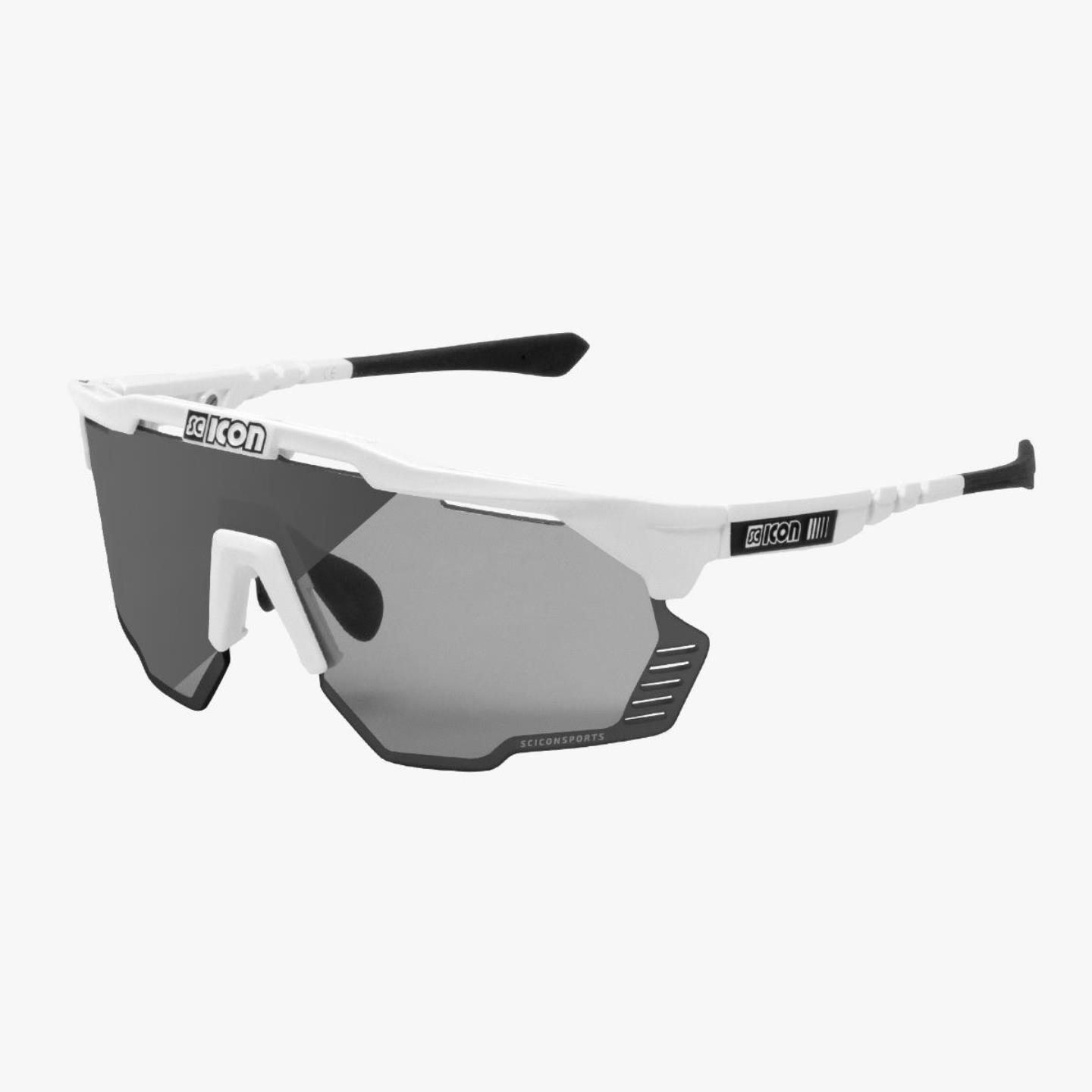 Scicon γυαλιά Aeroshade Kunken, White, Photochromic Silver